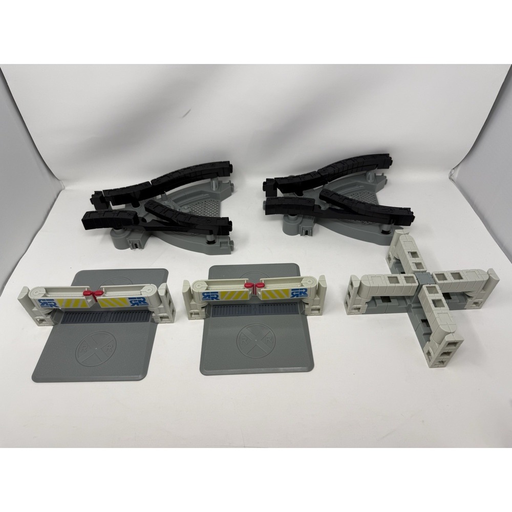 Rokenbok Lot Of 5 Monorail Crossing, Switch, 4-Way Cross Track 06717 06712 06715